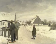 L.A. Ring Maleren i Landsbyen 1897