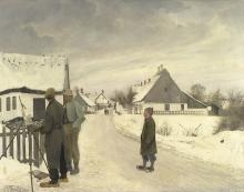 L.A. Ring Maleren i Landsbyen 1897