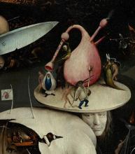 Hieronymus Bosch. Detalje fra "De jordiske glæders have"  